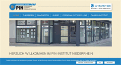 Desktop Screenshot of pin-institut.de