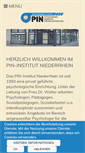 Mobile Screenshot of pin-institut.de