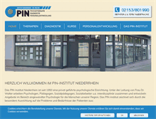 Tablet Screenshot of pin-institut.de